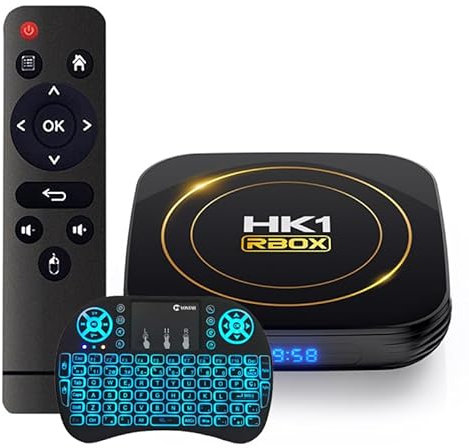 CHROX Android 12.0 TV Box, H618 Quad Core 4GB RAM 64GB ROM Support 2.4Ghz/5.0Ghz WIFI BT5.0 10/100M Ethernet 4K HDMI 2.0 DLNA 3D Smart TV Box,2GB+16GB