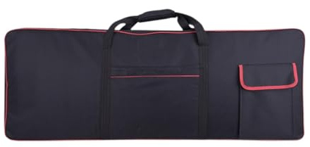 JWQFBC 61 Tasten Keyboardtasche, E Piano Koffer mit Griffen, Schutzhülle,
