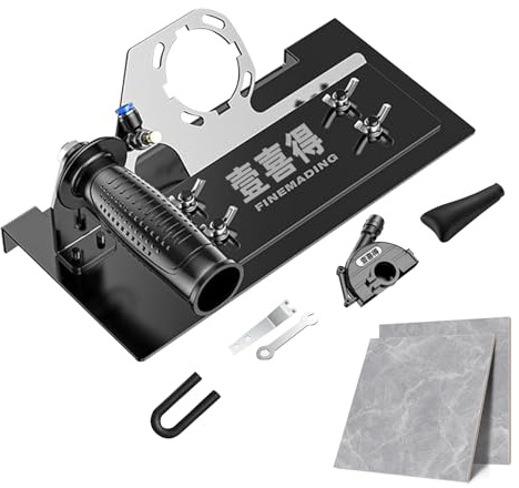 45 Degree Tile Chamfering Tool - Tile Chamfer I Tile Chamfering Tool, Angle Grinder Chamfer Tile Stand, Tile Cutter Tool, Tile Tools, Cutting Bracket, Angle Grinder Attachment For Cutting Ceramic Ston