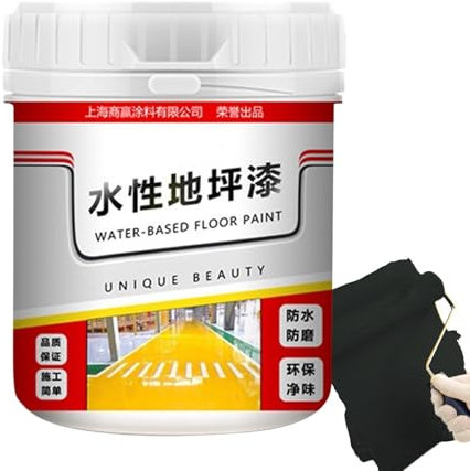 Vernice per pavimenti in calcestruzzo antiscivolo, Vernice per pavimenti a base d'acqua, Vernice per pavimenti in cemento resistente e garage, Rivestimento antiscivolo ad asciugatura rapida Vernice