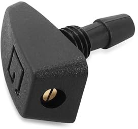 Scheibenwaschdüsen 2 Stück Universal-Einstellung Auto-Frontscheibenwischerdüse Jet-Sprüher-Kits Sprinkler Wasserventilator Auslaufabdeckung Unterlegscheibe Auslass Waschdüsen