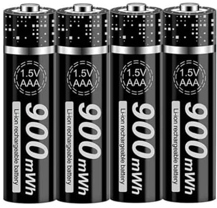 TLYA 1,5 V AAA Lithium Li-ION Batteries Rechargeables 1.5 V Batterie AAA Li-ION 900Mwh,4pcs