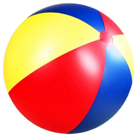 Pallone da spiaggia gigante, pallone da spiaggia gonfiabile in PVC da 39 pollici, da colorato, divertente da gigante per piscine, feste, giochi d'acqua in