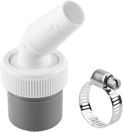 Fasizi Adaptador de desagüe para lavavajillas y lavadora con salida para tubo de 40 mm de diámetro y entrada de 18-24 mm para lavadora, lavavajillas y secadora.