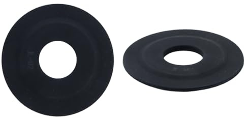 Hoite 2 juntas de goma para válvula de descarga de inodoro, arandelas de 24 mm de diámetro interior y 72,5 mm de diámetro exterior, compatibles con accesorios de inodoro 33A.