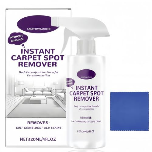 Oxy Active Foaming Carpet Stain Remover,Upholstery & Carpet Cleaner,Heavy Stain Pre Treatment for Car/pet and Upholstery,Stain Remover Foam for Large Area Cleaning,Mattress Cleaner