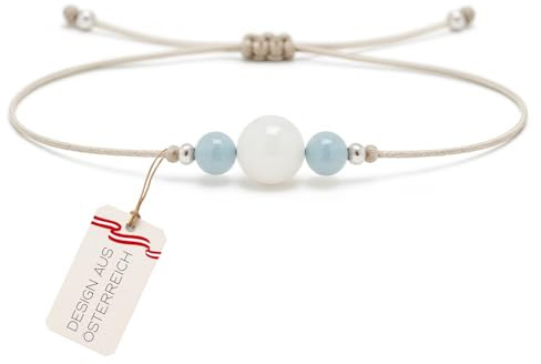 Edelheim Edelsteinarmband Damen I Zartes, zeitloses Naturstein Armband im minimalistischen, hangefertigtem Stil by Kara Designs