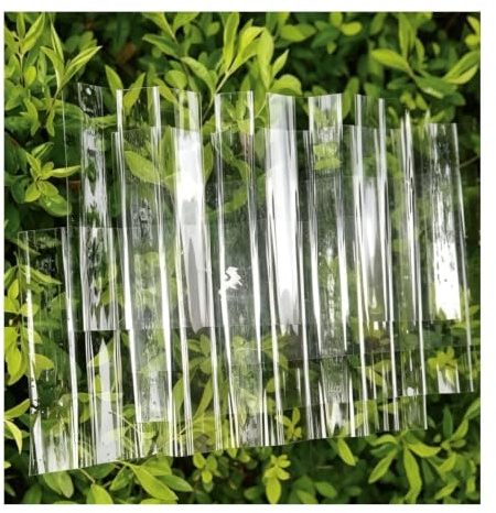 2 plaques de toiture de 1,2 mm, Excellente Isolation Acoustique, Panneaux de Serre en Polycarbonate, faciles à découper pour serres, toitures et terrasses.