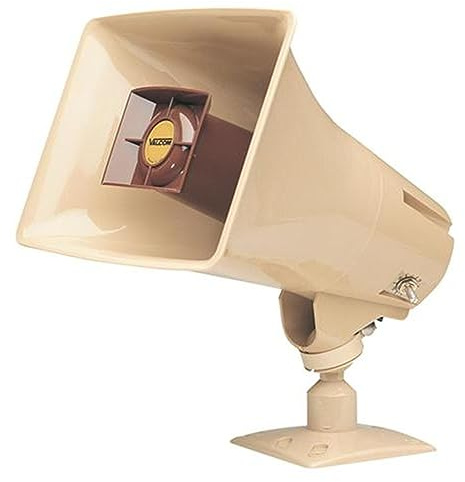 Valcom 5 Watt 1 Way Paging Horn - Beige (V-1030C)