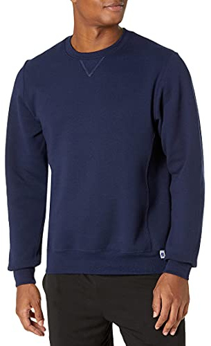 Russell Athletic Men's Dri-Power Crewneck Fleece Sweatshirt, New Navy, Large