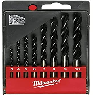 Milwaukee 4002395371259 4932352466 - Punte per legno, 8 pezzi