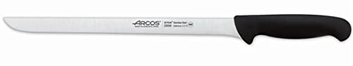Arcos Serie 2900 - Coltello Prosciutto - Lama Acciaio Inossidabile Nitrum 280 mm - Manico Polipropilene Colore Nero