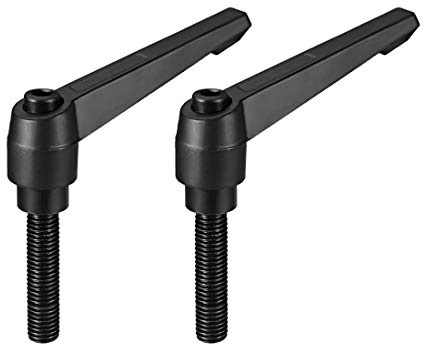 sourcing map 2 Stück Klemmhebel Griff M12 x 50mm Verstellbarer Maschinengriffe Klemmhebel Außengewinde Griff Maschinengriffe Verstellbarer Griff für Werkzeugmaschinen Schweißgeräte Druckgeräte