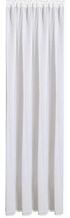 Gardine Leni aus zertifizierter Bio Baumwolle B/H: 140/245 cm halbtransparenter Vorhang weiß