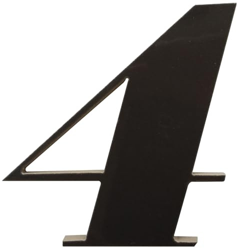 GUIZZO Creart - Numero Civico Esterno in Ceramica Artigianale, Numeri Civici Esterni Ideali come Targa Personalizzata Made in Italy,Targhetta Personalizzata Porta Ingresso, Uso Esterno, Grigio, 10H cm