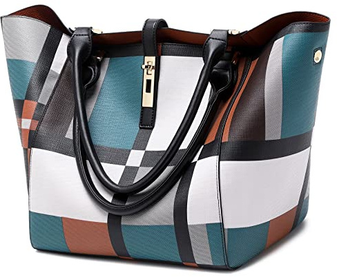 sqlp Shopper Tasche Damen Groß Leder Handtasche for Women Gross Henkeltaschen Big Bag Arbeit Handtaschen für Damen Schultertaschen