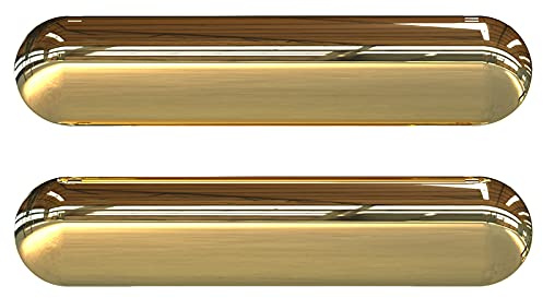 Ultion Sweet Gold Rounded 12 Letter Box/Letterplate | Insulated, Multi-layer, Modern Design, Part of the Ultion Sweet Range, Matching Hardware Available