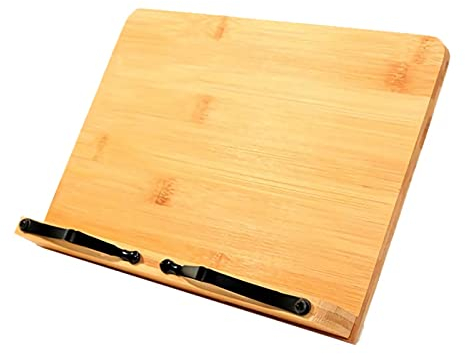 HONGYIFEI2021 Book Stand Buchlesenständer for Schreibtisch Küche Einstellbare Höhe tragbarer Rezept Buchständer Faltbar for Laptop Lehrbuch Handy Tablet Rezeptbox (Size : S-Small)