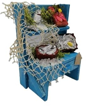 Banco Pesce per Presepe - Accessori Presepi