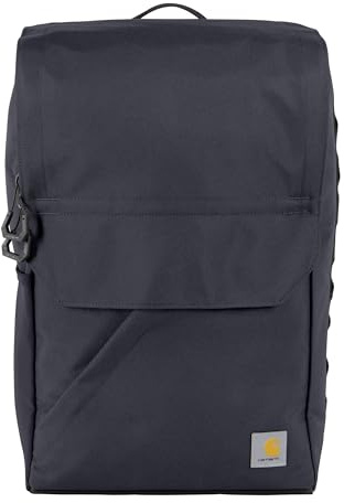 Carhartt 21L Top-Load Backpack, Durable Water Resistant Coated Canvas Base W/ 17 Laptop Sleeve, Bluestone