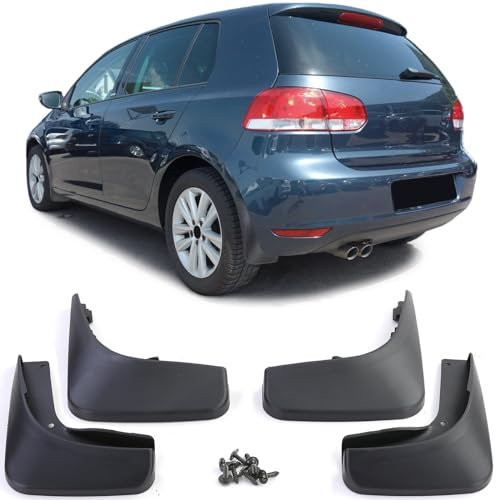 DOFFO Auto Schmutzfänger für VW Golf 6 08-12 Kotflugel Kotflügelschoner Schmutzlappen Kotflügelschutz Spritzschutz autoreifen Schmutzfänger