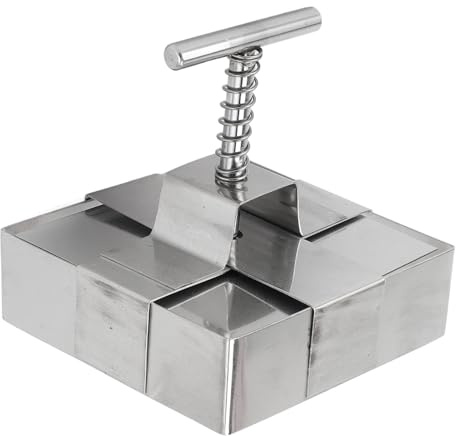 Cortador de Arcilla de Acero Inoxidable, Evita la Deformación del Molde del Cortador de Pasteles, Corte Preciso, Postre Multiusos DIY (Generickt70g2dsiq-12)
