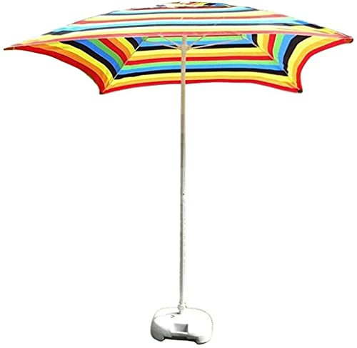 IUokLU Sonnenschirm, Gartenschirm, quadratisch, für Terrasse, Gartentisch, perfekt für den Außenbereich, Strand, kommerzielle Veranstaltungen, Märkte, Swimmingpools, 200 cm