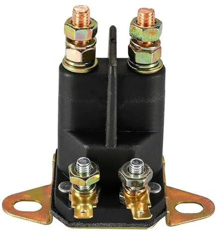 LAVAS Interruttore Magnetico da 12 V Interruttore Magnetico Relè di avviamento for trattorino Tosaerba MTD Murray 4 Poli Parti for Tosaerba trattorino Tosaerba