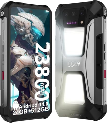 YHSMK 8849 Tank 2 PRO Rugged Smartphone with Projector 6.79 2.4K Display 16GB 256GB Mobile Phone 23800mAh 120W Android 14 Phone