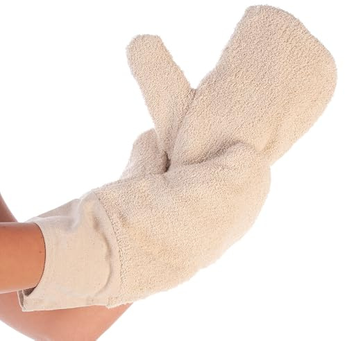 12 Stück Hygostar Ofenhandschuhe Bako Faust | Baumwolle, Packung, Natur, L: 31cm, Einheitsgröße, Ofenhandschuhe, Backhandschuhe, Kochhandschuhe