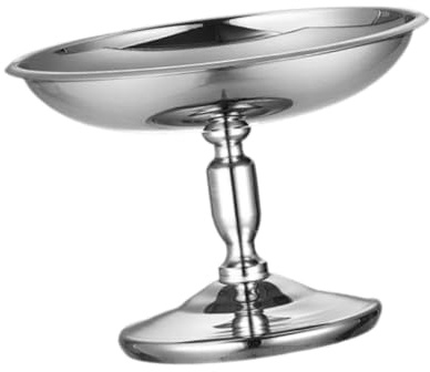PETSOLA Taza de Postre, Tazón de de Acero Inoxidable, Multiusos, Taza de Yogur, Plato de Postre, Tazón de Postre para Condimentos, Ensaladas, Pudín, Individual