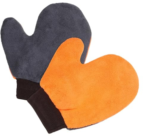TIDTALEO 2pièces De Lavage De Voiture Double Face De Microfibre Épais pour Nettoyage sans Rayures