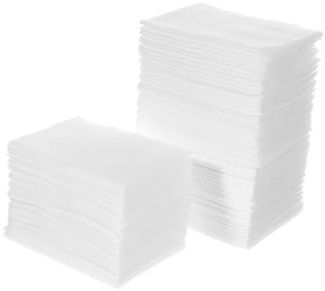 TOVINANNA 240piezas Algodón Cosmético Elástico para Desmaquillar Discos Rectangulares de Algodón Adecuado para Mujeres y Niñas Uso Baño o Spa
