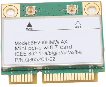 Carte Réseau Mini PCI E WiFi 7, Carte Réseau PC Double Bande 8 774 Mbps avec Module BT 5.4, pour, pour, pour OS (Pas d'antenne)