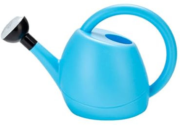 Arrosoir d'intérieur 1,5/3,5 l, petit arrosoir de jardin pour enfants et adultes, pot durable rose, idéal pour plantes de balcon et intérieures (bleu, 1,5 l)