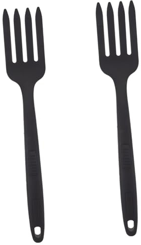 Cabilock 2piezas Tenedor De Silicona Para Pasta Reutilizables Tenedores De Cocina De Silicona Para Cocinar Uso Cocina Tenedor Para Espaguetis