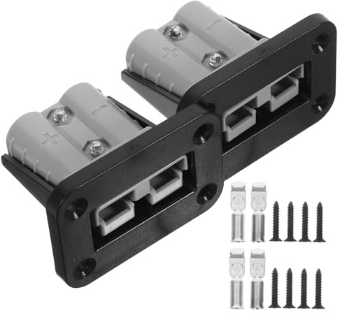MUELODSIC 2pcs Quick Connect Wire Connector with Bracket for Car Battery Durable High Transmission Plug for Fast Installation and Reliable Power Transfer