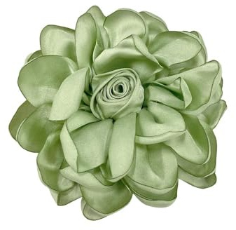 100mm Grande Broche En Tissu Avec Fleur De Broches Délicates Faites à La Main Classique Pour Fête Mariage Danse Banquet Pour Femmes Accessoires De Vêtements Cadeaux De Saint-Valentin