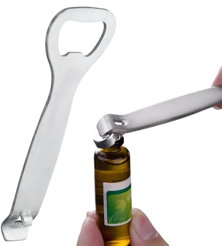 Abrelatas de cerveza de acero inoxidable para bar, cocina, bar, hogar, apartamento, pub, jardín, barbacoa, camping, picnic, reuniones de amigos