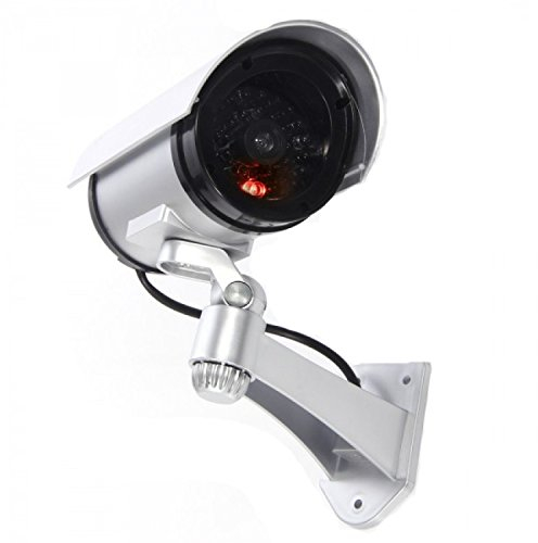 Telecamera da esterno finta dummy cam 30 finti led con lampeggiante IR infrarossi design professionale CCTV MWS