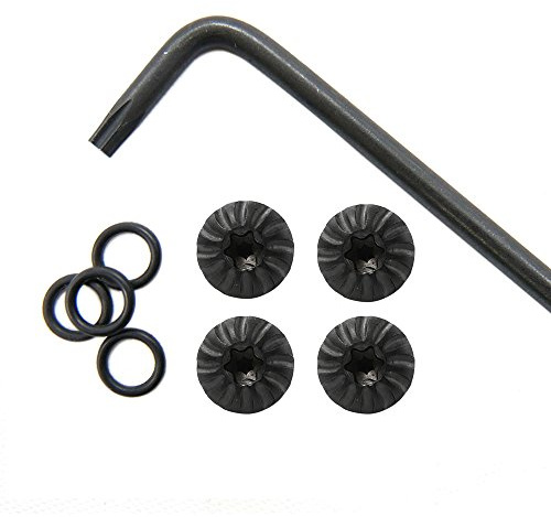 Exel 1911-2-B Customize 1911 Screws, 4 Screws, 4 O Rings, Torx Key, Black Finish