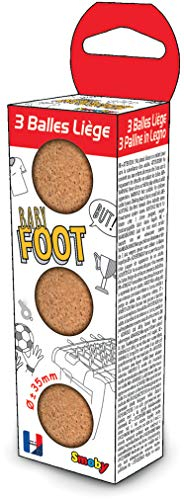 Smoby - Korkbälle, 35 mm, 3 Stück, für Tischfußball, 140411