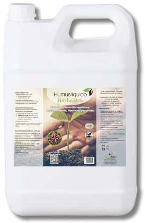 Humus de lombriz líquido HerbalPro. Garrafa 20L. Enriquecido con extractos naturales.