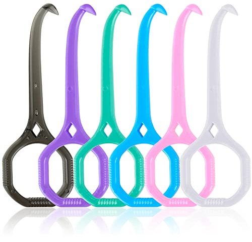 TIESOME Aligner Removal Tool, 6 pièces d'outil d'enlèvement d'aligneurs pour appareils dentaires invisibles pour extracteur orthodontique outil d'enlèvement d'appareils (6 couleurs prismatiques)