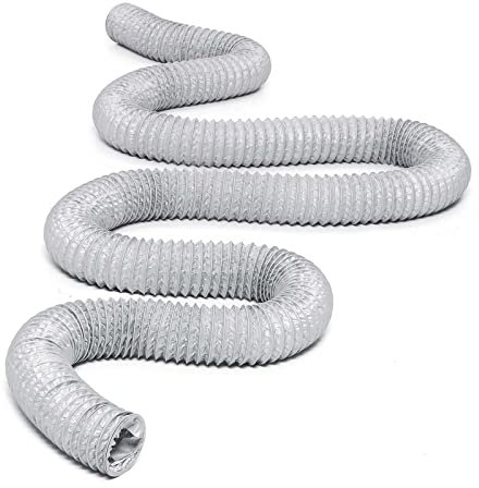 FfOcco 80 mm/100 mm/110 mm/130 mm/150 mm, tragbare Klimaanlage, Abluftschlauch, Lüftungsschlauch, Ausgang (Farbe: Durchmesser 80 mm - 6 m, weiß)