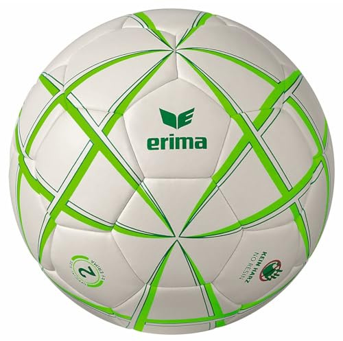 Erima Pallone da Pallamano MAGIC WHITE Unisex Gioventù (7202401), Bianco, 1