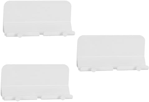 BESTonZON 3st Handyhalter An Der Wand Handy-ständerhalter Tablet-Halter Fürs Bett Steckdose Regal Badezimmer Handy-ladeständer Handyhalterung Plastik Telefon Aufhänger Weiß