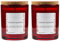 H HANSEL HOME Vela Perfumada Botanical, Vela en Vaso de Cristal con Tapa de Corcho - Velas Aromáticas de Cera Vegetal, Vaso Reutilizable, 30h Duración, 8.5x7cm, Cherry Blossom, 140g x 2 unidades