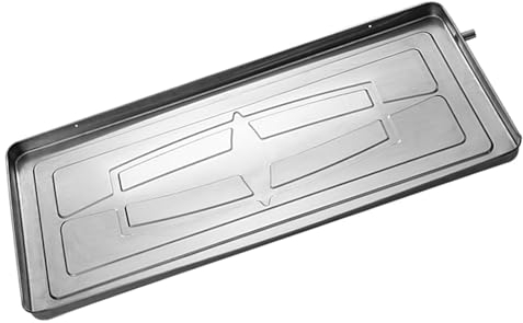 DJJYCTNM Air Conditioner Condensate Drain Pan, Air Conditioner Internal and External Unit Water Tray Stainless Steel Tray Water Collector Pad - For Window AC and Mini Split Units ( Color : 93*44cm/37*