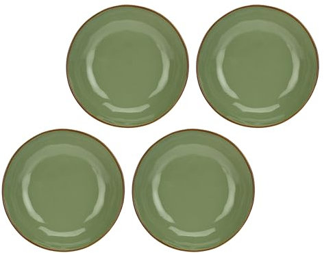 Rose & Tulipani Concerto Plato hondo 21 cm verde oliva Set 4 piezas Stoneware